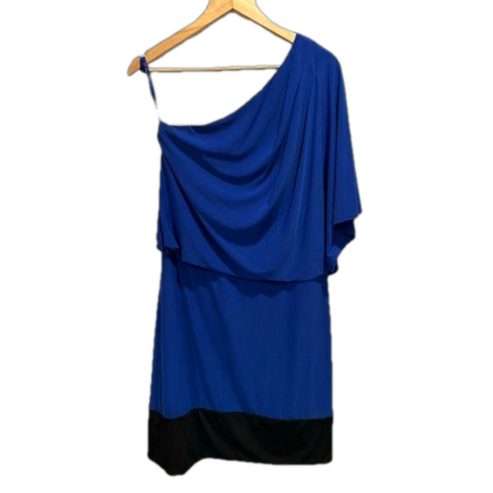 Jessica Simpson dress one shoulder Royal Blue, size Medium